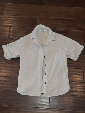 ANIÁN camp Short-Sleeve Button-Up Shirt